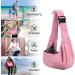 Petloft Reversible Small Dog Carrier - Adjustable Hands-Free Sling for Pets (Light Pink) - Buy Online on GoSupps.com