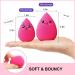 Set of 4 Non-Latex Multi-Colored Makeup Blender Sponges for Cream, Powder, and Liquid Foundation - Buy Online on GoSupps.com
