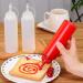 WELLXUNK 6pcs Sauce Bottle 8 oz Squeeze Condiment Bottle Plastic Sauce Bottle Used for Mustard Mayonnaise Olive Oil Barbecue Sauce BPA Free - Buy Online on GoSupps.com