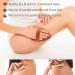 Premium Dry Brushing Shower Brush for Soft, Glowing Skin | Exfoliating Body Brush for Cellulite Removal | Portable Dry/Wet Brush for Dead Skin | Ebony Water Drop Design - Buy Online on GoSupps.com