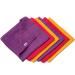 Divata Bunte Mini Mulltche 6er Set - Oeko-Tex Certified Baby Spitting Towels 35x35 cm Colorful Baby Washcloths for Girls - International Shipping - Buy Online on GoSupps.com