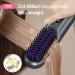 Cordless Hair Straightener Brush - Portable Straightening Comb with 9600mAh Battery Plasma Technology 9 Temperature Settings & LED Display for Travel & Home - Metallic Grey - Buy Online on GoSupps.com