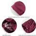 TTAT Extra Large Waterproof Shower Cap for Braids, Dreadlocks, Afro Hair - Adjustable, Washable, Reusable - Ideal for Home, Spa, Salon - Maroon - Buy Online on GoSupps.com