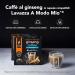 King Cup - 5 Packs of 10 Sugar-Free Ginseng Capsules 50 Capsules 100% Compatible with the Lavazza as Modo Mio Ginseng Flavored Drink System Gluten-Free and Lactose-Free - Buy Online on GoSupps.com