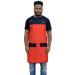 King Midas Empire Bandana Barber Cape & Apron Set - Professional Hair Cutting Apron & Cape for Men - Snap Closure Hair Proof Red Combo - Buy Online on GoSupps.com