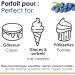 ScrapCooking - Pur e de Myrtilles 500 g - Pur e de Fruit pour P tisserie - Macarons Mousses Gel es G teaux Ganaches Nappages Coulis Glaces Cocktails - Fabriqu e en France - 4766 - Buy Online on GoSupps.com