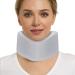 FACYNDE soft neck support universal made of soft sponge adjustable neck supports to relieve the pressure of the cervical spine yellow for women and men (s)
