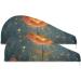 Glowing Flower Hair Towel 2 Pack | Super Absorbent Quick Drying Hair Turbans for Women & Girls - Buy Online on GoSupps.com