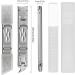VOGARB Portable Nail Clippers for Thick Nails Ultra Thin Foldable Wide Jaw Opening Cutter with Safety Lock Double Head Curved and Bevel Trimmer for Toenail Fingernail Travel Design (Silver) - Buy Online on GoSupps.com
