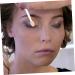 Mikinona 50pcs Double Ended Eyeshadow Brush Two Heads Eyeshadow Sticks Cosmetic Eye Shadow Sticks Plastic - Buy Online on GoSupps.com