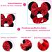 Sparkly Minnie Mouse Ear Scrunchies - 6 Pack Velvet Hair Scrunchies - Buy Online on GoSupps.com