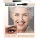 Eyebrow Pencil-2Pcs Black Grey Retractable Eye Brow Pencil with Brow Brush Long-Lasting Waterproof Eyebrow Pencil Eyebrow Tint Pen for Fill & Sculpt Brow Create Natural Brow Makeup for Older Women-04 2pcs 04#black Gray - Buy Online on GoSupps.com