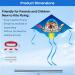 Coqoyo Dragon Kids Kite - Cute Cartoon Anime Design for Beach & Outdoor Fun | Perfect for Ages 3+ | Dog Patrol & Insliner Flight with Handle & Lines - Buy Online on GoSupps.com