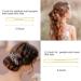 200pcs U Shaped Hair Pins for Blonde Hair - Hair Accessories for Women and Kids - 2IN & 2.4IN Bobby Pins for Buns and Hairdressing Salon - Buy Online on GoSupps.com