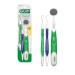 GUM - 832RB Oral Care Cleaning Kit - Lighted Mirror, Explorer Pick, and Scaler 1 Set Cleaning Kit