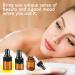 Alledomain 24Pcs 2Ml Amber Glass Sample Dropper Bottles Empty Mini Bottles with Dropper Pipettes Black Cap Refillable Small Sample Vials Container for Essential Oil Perfume Cosmetic Liquid - Buy Online on GoSupps.com