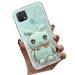 Tivenfezk Nadoli for Oppo Realme C21 Hase Hidden Stand Shell caricature glitter rabbits stand Soft silicone bling cell phone case transparent protective cover Oppo realme C21 green