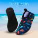 Kids Swim Water Shoes | Non-Slip Quick Dry Aqua Socks for Beach Sports | 7-8 Toddler | Ocean-Black - Buy Online on GoSupps.com