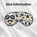 Cool Black Lipstick Soft Sleep Eye Mask - Breathable Female Eye Patch for Travel & Relaxation - Buy Online on GoSupps.com