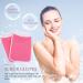 Beaupretty 2pcs Bath Gloves for Men - Exfoliating Towel Scrubber Mitts Korean Plant Fibres Pink - Perfect for Bathing & Massage - Buy Online on GoSupps.com