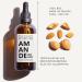 100% Organic Almond Oil - Pure Cold-Pressed 100ml for Hair Skin & Anti-Aging | Natural Facial Makeup Remover - Buy Online on GoSupps.com