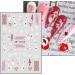 JMEOWIO 9 Sheets Christmas Nail Art Stickers Decals Self-Adhesive Red Snowflake Xmas Winter Holiday Nail Supplies Nail Art Design Decoration Accessories - Buy Online on GoSupps.com