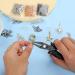 Hotop 1402 Pieces Split Jump Rings Set - MultiColor Jewelry Split Rings with Opener and Plier for DIY Craft Making - Buy Online on GoSupps.com