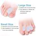Povihome 10 Pack Bunion Corrector Gel Toe Spacers Separators - L Size (1/2'' Thick) | Orthotic for Overlapping Toes - Buy Online on GoSupps.com