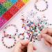 OUTUXED 7200pcs Glass Seed Beads & Alphabet Letter Beads Kit for Bracelets Making | DIY Jewelry & Crafts Set with Elastic Cords, Tweezers & Accessories - Buy Online on GoSupps.com