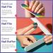 Short Square Matte Press On Nails Set - 240PCS Full Cover Fake Nails in 10 Solid Colors - Nail Art DIY Kit with Glue and File - Buy Online on GoSupps.com