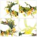 Minkissy Green Leaf Flower Crown | Sunflower Headband & Boho Hair Wreath for Weddings Festivals & Beach Parties - Fashion Hair Jewelry - Buy Online on GoSupps.com