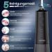 Mouth Shower Wireless Tooth Cleaner - Vimmk Water Flosser 5 Modes 8 Nozzles USB-C Rechargeable IPX7 Waterproof 300ml Tank - Black - Buy Online on GoSupps.com