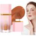 Liquid Blusher Makeup | 8-Color Matte Velvet Blusher Liquid Powder Blusher - Moisturizing Multifunctional Dewy Finish Skin Blusher Makeup Women's Soft Cheek Tint for Beautifying Pochy 106 - Buy Online on GoSupps.com