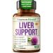 Liver Support with Artichoke Extract Enzymes Silymarin 50% Milk Thistle Dandelion Root Lipase & Protease Solarplast Antioxidants Supports Detox Digestion & Energy. 60 Capsules 20 Day Supply 60 Count (Pack of 1)