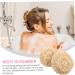 KALLORY 2pcs Natural Loofah Bath Sponge Set - Exfoliating Scrubber for Showers & Spa | International Shipping - Buy Online on GoSupps.com