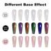 RARJSM Shell Glitter Top Coat Gel Nail Polish Set - 6 Iridescent Colors for Home Salon - Clear Green Purple Red Blue - Glossy Mirror Shine - Soak Off LED UV Curing - Buy Online on GoSupps.com