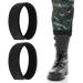 Wllhyf black boots blouses rubber band ankle pants straps with Velcro fastener military boat traps fitness equipment belts for hiking fishing hunting cycling gardening military uniforms