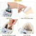 Boyiee 12-Piece Heel Grips | Leather Heel Cushion Inserts for Loose Shoes | Prevent Heel Slip & Blisters | Comfortable Shoe Fit | Black/Nude - Buy Online on GoSupps.com