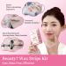 Beauty7 Cold Wax Strips for Women - Upper Lip Hair Removal with Pearl Powder & Chamomile Oil - International Shipping Available - Buy Online on GoSupps.com