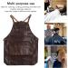 ZJchao Waterproof Hair Stylist Vest & Apron - Durable Barber Smock with Pockets for Professional Salon Use - Buy Online on GoSupps.com
