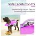 ThinkPet Adjustable Dog Life Jacket - Reflective Purple Lifesaver for Safety & Buoyancy | International Shipping - Buy Online on GoSupps.com