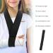 Katslyn Arm Sling Sshoulder sling sling for arm support Shoulder Sling Adjustable Arm Sling Breathable Support for Broken Wrist Shoulder Injury Elbow Wrist Hand Arm Support for Men Women(Black) - Buy Online on GoSupps.com