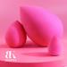BEAKEY Makeup Sponges Trio Set - Large Mini & Standard Blender for Powder Cream & Liquid - Soft Rose Pink Beauty Sponges - Buy Online on GoSupps.com