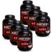 EAFIT Pure Whey Strawberry 750 g Eco Format 6 Jars 4.5 kg - Muscle Growth - Whey Protein - Fast Assimilation - Amino Acids and Digestive Enzymes - Certified Anti-Doping