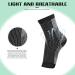 Soulitem 2 Pairs Neuropathy & Plantar Fasciitis Compression Socks for Men & Women - Ankle Support Brace for Pain Relief - Breathable & Anti-Slip (Black L/XL) - Buy Online on GoSupps.com