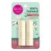 eos 100% Natural & Organic Lip Balm Sticks - Vanilla Bean All Natural Lip Balm All-Day Moisture Dermatologist Recommended 0.14 oz 2-Pack Vanilla Bean 0.14 Ounce (Pack of 2)