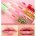 4 Colors Fruit Color Changing Lip Gloss | PH Temperature Lip Oil & Tinted Lip Stain | Long Lasting Moisturizing Lip Balm for Nourished Lips - Buy Online on GoSupps.com