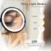 10x Lighted Magnifying Makeup Mirror with Suction Cups - Easy Install, 360 Swivel Joint - Buy Online on GoSupps.com