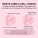 Silicone Pacifier Set for Babies Soft BPA-Free Knobbed Design Dustproof Cover 0-18 Months - Yellow & Pink - 2 Pack - Buy Online on GoSupps.com