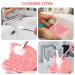 Silicone Cat Shaped Brush Cleaner Pad - 2 in 1 Makeup Brush Cleaning Mat & Drying Holder | Portable Pink Cosmetic Organizer - Buy Online on GoSupps.com